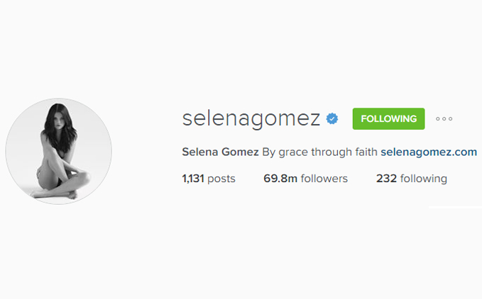  - instagram account following the most