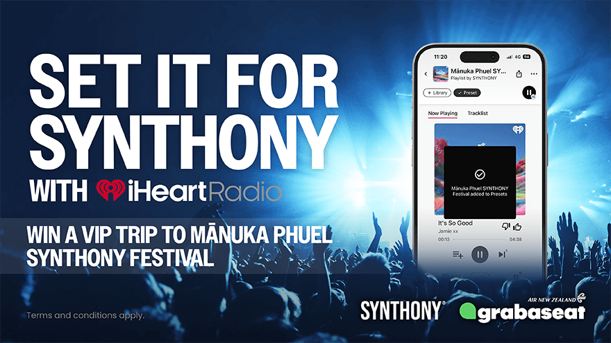 Win a VIP trip to Mānuka Phuel SYNTHONY Festival